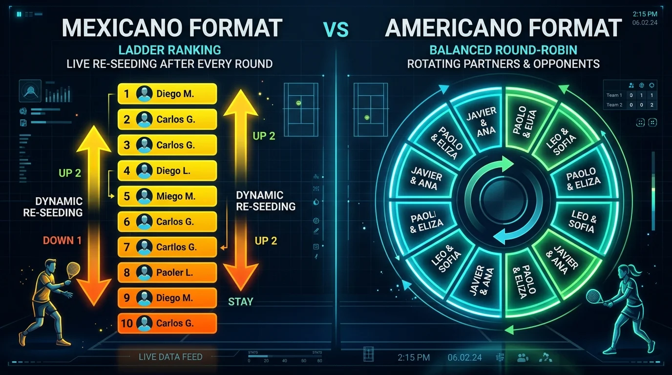Mexicano vs Americano Padel — What's the Difference?